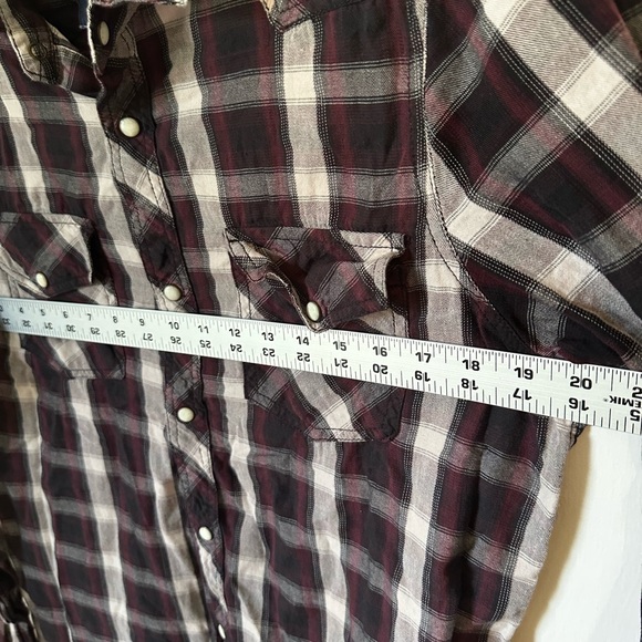 Bluenotes White and Red Casual Button Down Shirt - Picture 2 of 5